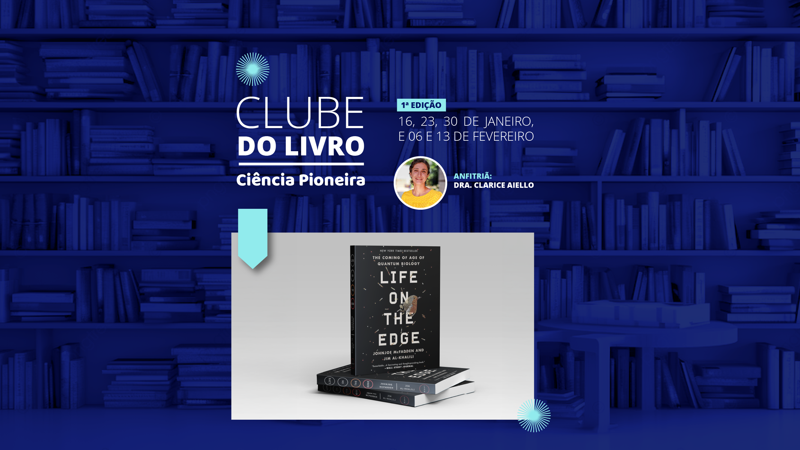 Ciência Pioneira lança clube do livro 